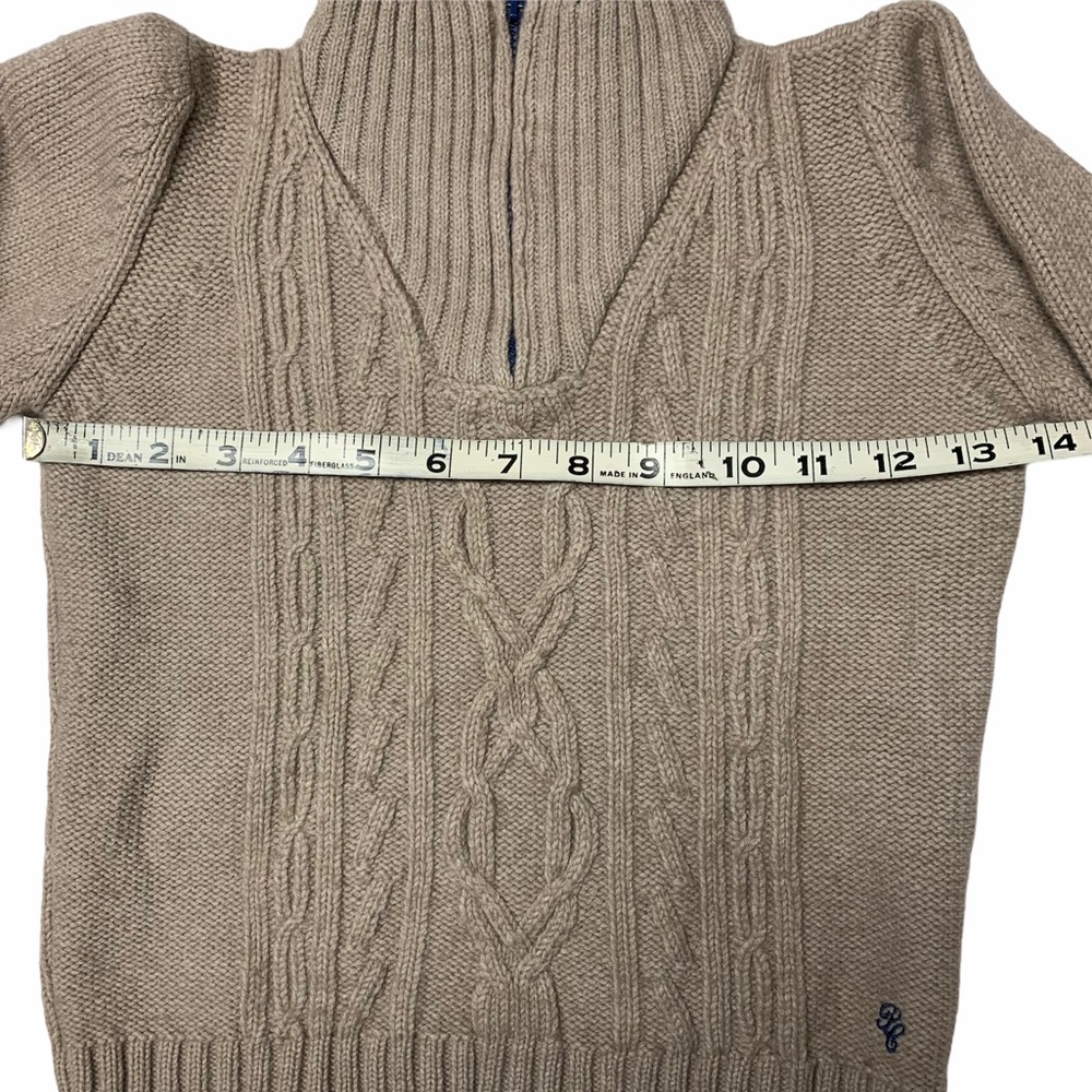 Pili Carrera 1963 Boys 1/4 Zip Cardigan Size 6 - Picture 6 of 11